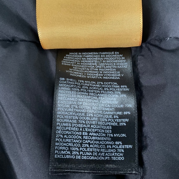 North Face Woman’s Dry-vent  Down Parka Size Small - Picture 12 of 13